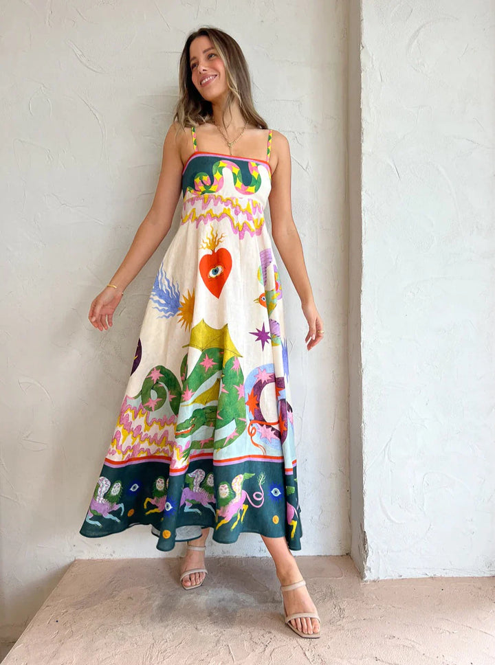 Seeker Sundress | Multifärgad 
