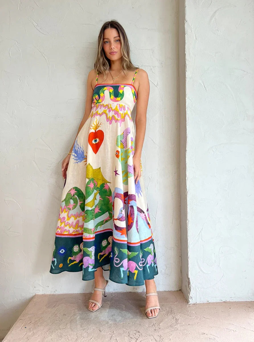 Seeker Sundress | Multifärgad 