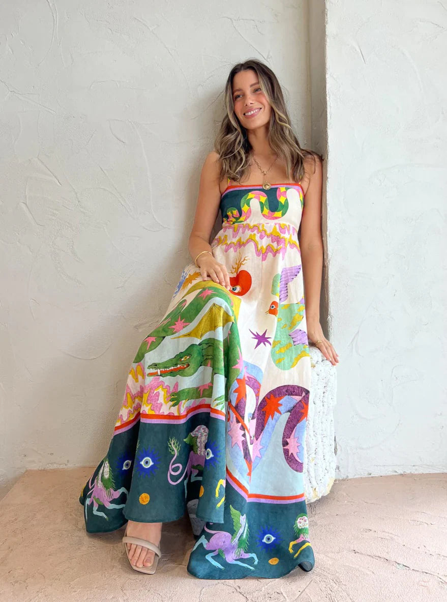 Seeker Sundress | Multifärgad 