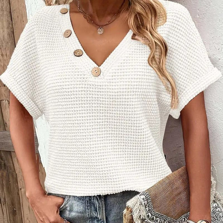 Nina™ | Top met korte mouwen