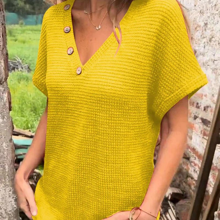Nina™ | Top met korte mouwen